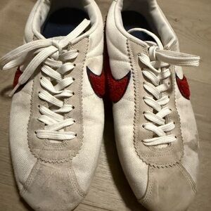 Nike Cortez White and Red Unisex Sneakers